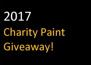 2017 Annual Charity Paint Giveaway!