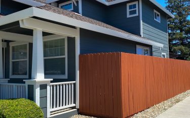 HOA Fence Staining in Vacaville, CA