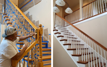Project Spotlight: Staircase Staining in Davis, CA