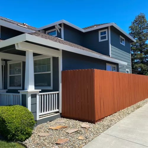  HOA Fence Staining in Vacaville, CA